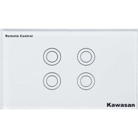 CÔNG TẮC CẢM ỨNG CHẠM CÓ THỂ TÍCH HỢP REMOTE ĐIỀU KHIỂN TỪ XA RF433, 220V CT4W