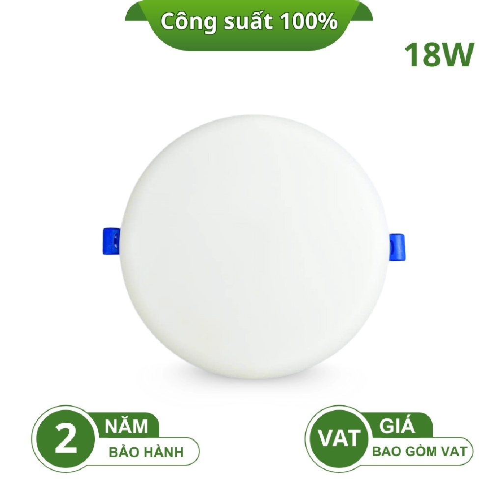 ĐÈN LED ÂM TRẦN TRÀN VIỀN DLK170-18W-T-V-TT