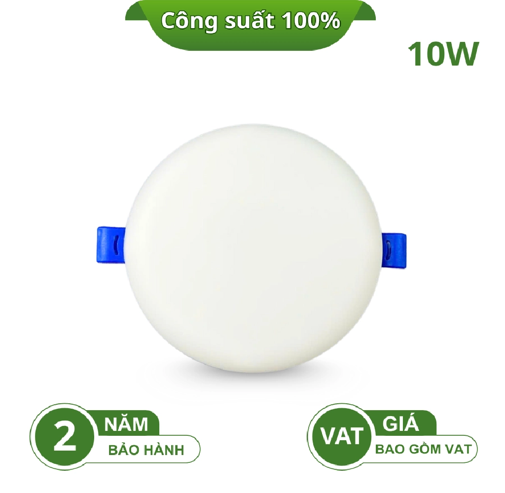 ĐÈN LED ÂM TRẦN TRÀN VIỀN DLK120-10W-T-V-TT