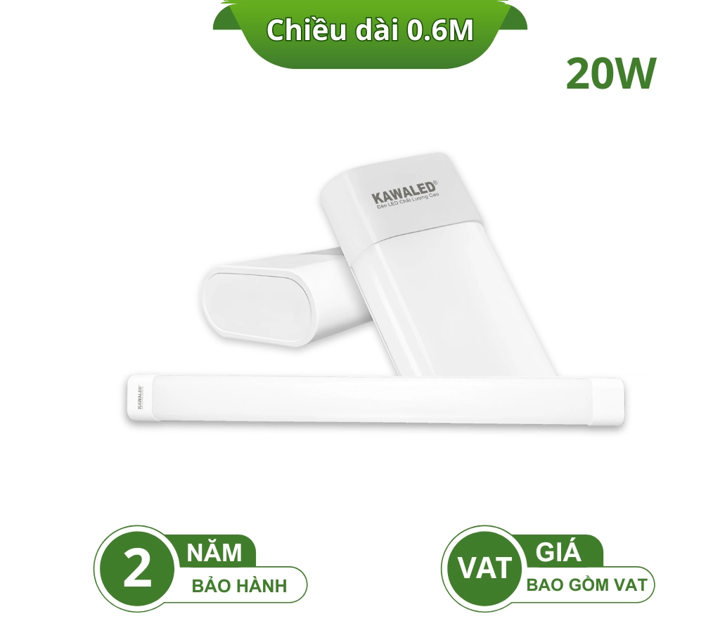 ĐÈN TUÝP LED OVAL DÀI – TRÀN VIỀN BNT-0.6M-20W