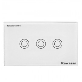 CÔNG TẮC CẢM ỨNG CHẠM CÓ THỂ TÍCH HỢP REMOTE ĐIỀU KHIỂN TỪ XA RF433, 220V CT3W