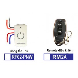 Hạt công tắc điều khiển từ xa âm tường (Hạt Thu) RF02-PNW-RM2A