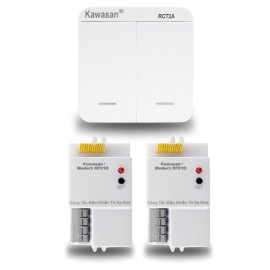 Bộ Combo công tắc điều khiển từ xa không dây RCT2A - 2RF01D