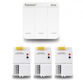 Bộ Combo công tắc điều khiển từ xa không dây RCT3A - 3RF01D