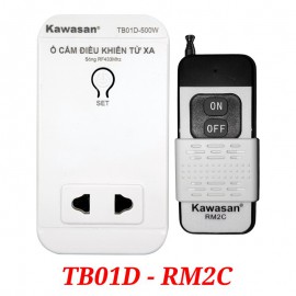 Ổ Cắm Điều Khiển Từ Xa 500W TB01D-RM2C
