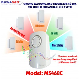 Cảm Biến Cửa Từ Báo Động - Báo Khách KAWASAN M5468C