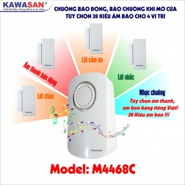 Cảm Biến Cửa Từ Báo Động - Báo Khách KAWASAN M4468C