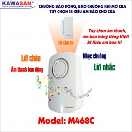 Cảm Biến Cửa Từ Báo Động - Báo Khách KAWASAN M3468C