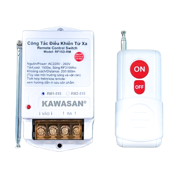 CÔNG TẮC ĐIỀU KHIỂN TỪ XA – MODEL: RF15D-RM
